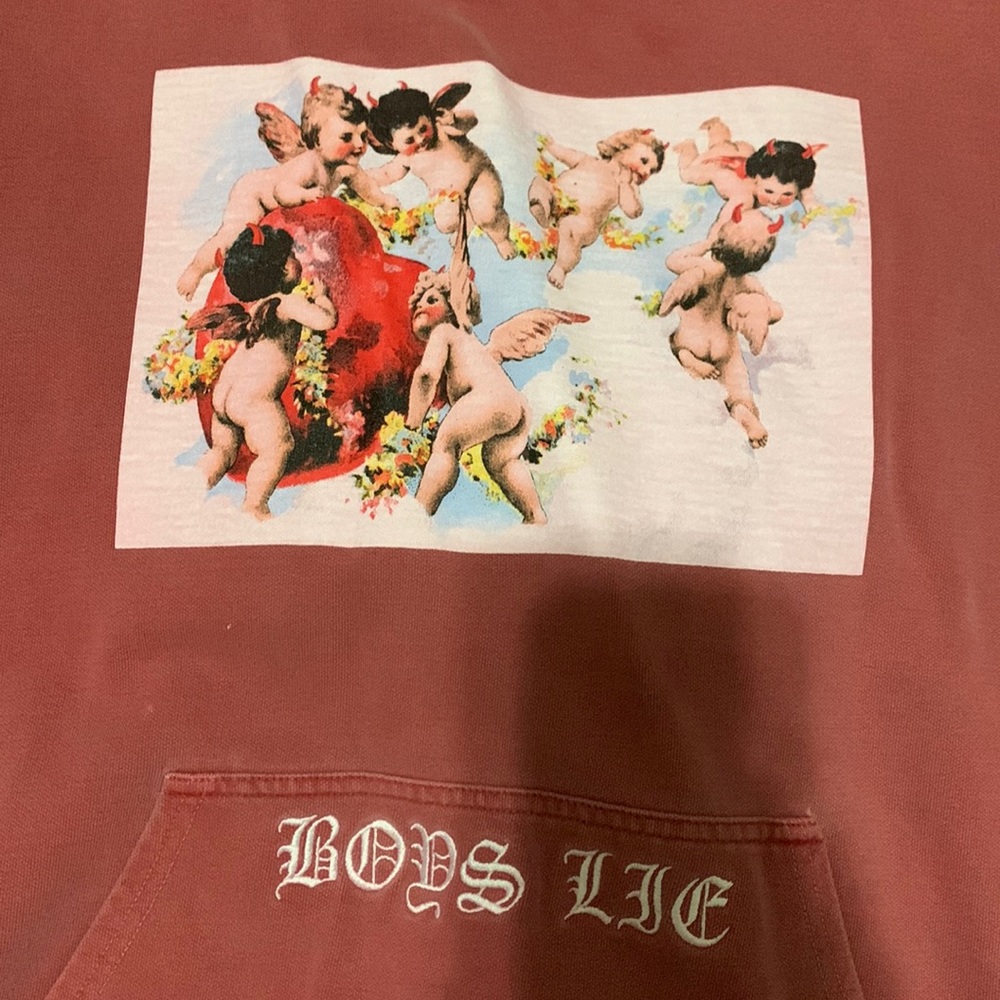 Boys lie Cherub Hoodie One Size